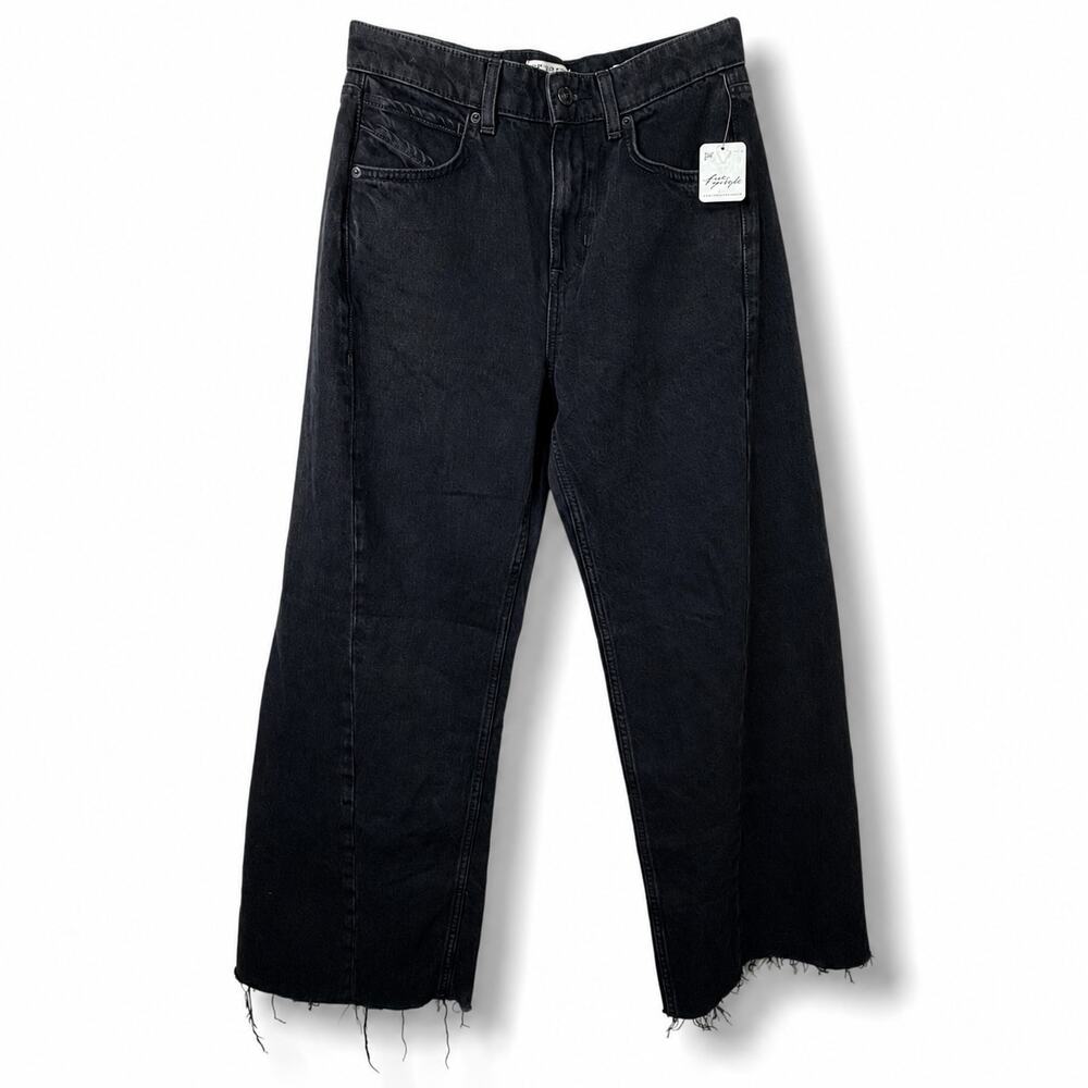 NEW Free People We The Free Doppelganger Alter Ego Wide-Leg Twisted Jeans 26 - Picture 5 of 12